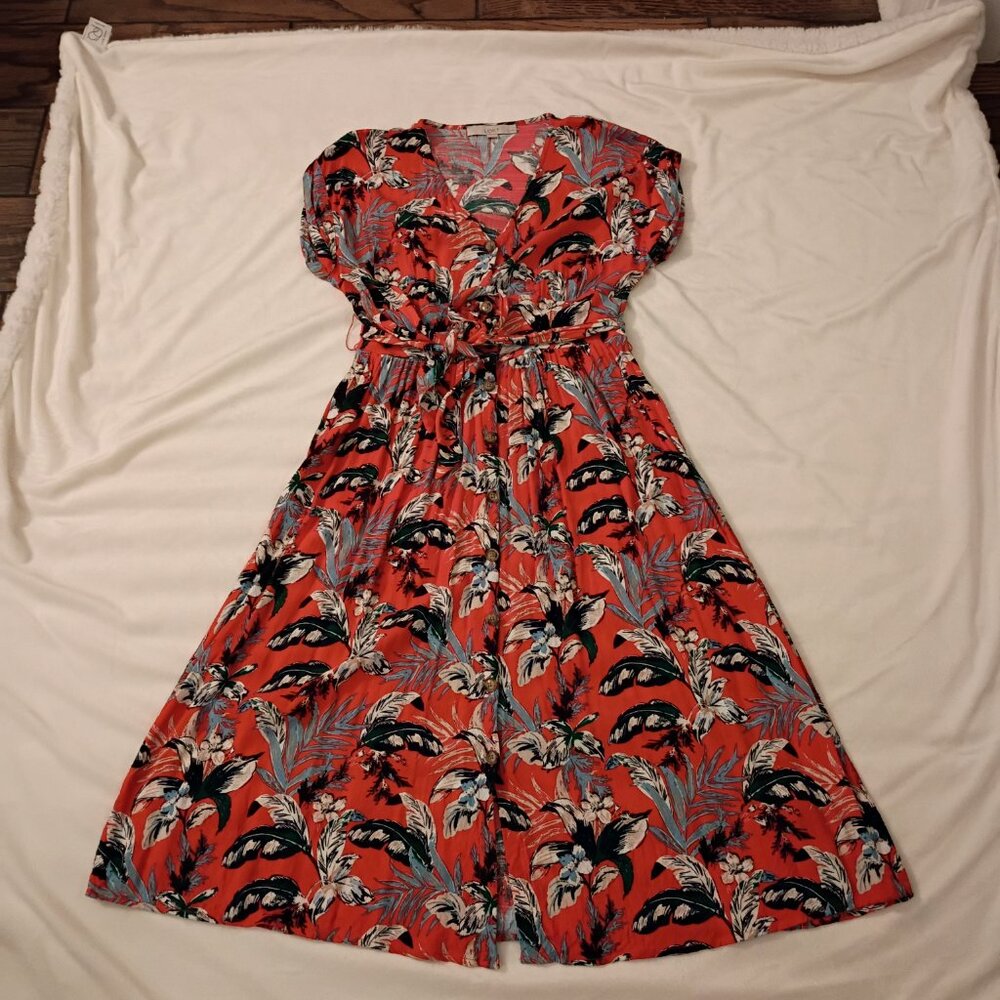 LOFT Button Down Dress